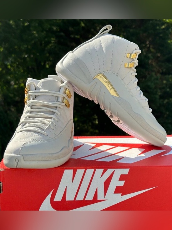 Nike Shoes - Nike Air Jordan 12 Retro Casual Sneaker (White Gold) - Womens 6 | fits 4.5Y NEW